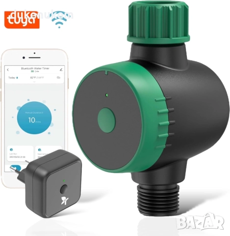 WiFi смарт таймер за поливане, с приложение, Alexa и Google, 20 програми, снимка 2 - Градински инструменти - 52131374