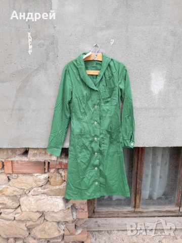 Зелена работна престилка #2