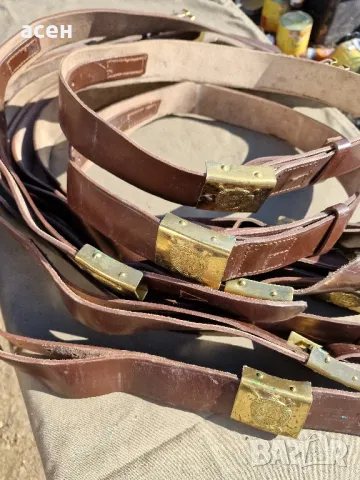 колани войнишки от естествена кожа , снимка 3 - Колани - 49731617