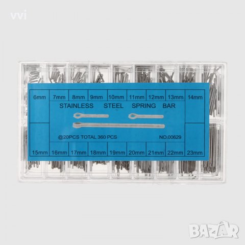 360 броя - Пинове за верижка на часовник 6 - 23 мм, снимка 6 - Други инструменти - 38668134