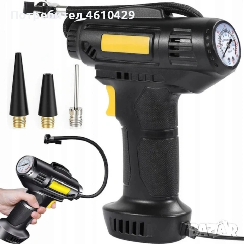 Безжичен дигитален компресор за автомобил, снимка 2 - Други инструменти - 53409062