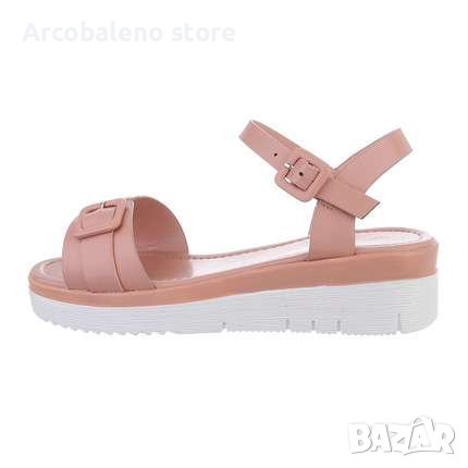 Дамски сандали на клин, 3цвята , снимка 5 - Сандали - 37358001