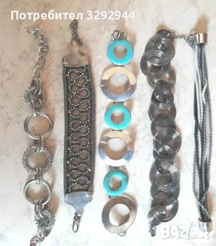 Сребърни пръстени,обеци и колиета,гердани, снимка 4 - Колиета, медальони, синджири - 49305266