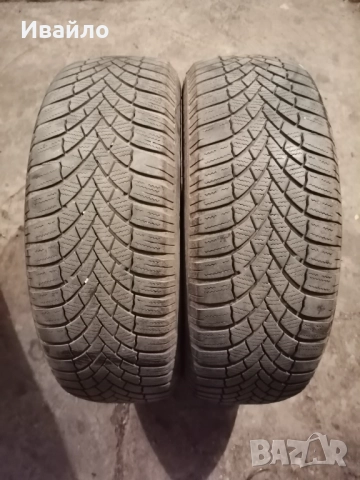 Продавам 2 броя зимни гуми 195.65.15 на 1 сезон дот 2019 Brijiston 