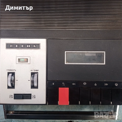 Магнитофон ВЕСНА 306, снимка 3 - Антикварни и старинни предмети - 53588636