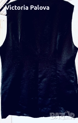 Удължен елек с подплата - елегантен и модерен силует, снимка 8 - Елеци - 52104225