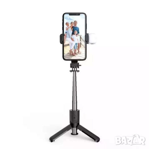 Професионален селфи статив с Bluetooth дистанционно и LED светлина , снимка 2 - Селфи стикове, аксесоари - 51639206