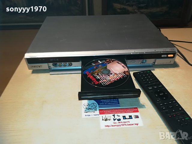 sony rdr-hx720 dvd recorder-hdd/dvd-160gb+remote, снимка 2 - Плейъри, домашно кино, прожектори - 29059256
