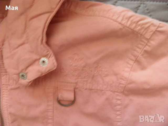 Дамско розово яке с качулка S/М, снимка 4 - Якета - 26641707