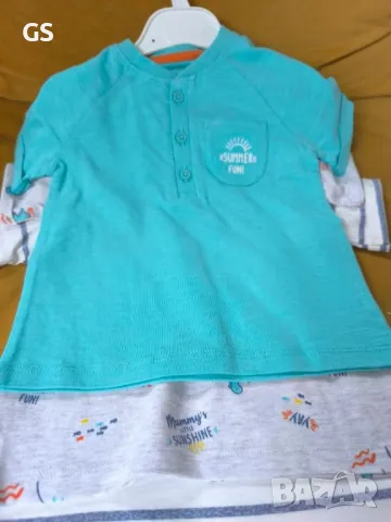 Лот Тениски Asda George. Размери 6-9м и 9-12м. Нови., снимка 9 - Бебешки блузки - 49695099