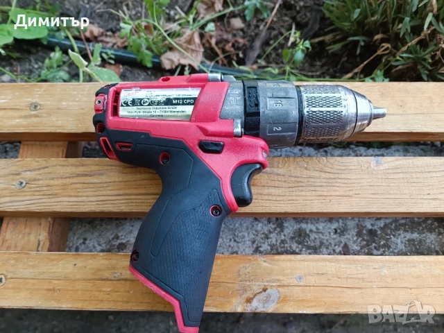 Milwaukee M12 CPD тяло на безчетков винтоверт , снимка 4 - Винтоверти - 51232276