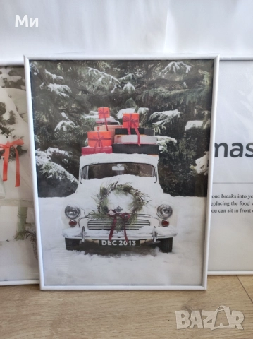 Коледна украса,коледни картини/фотография, снимка 6 - Декорация за дома - 52502211