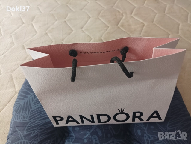 НОВА СРЕБЪРНА ГРИВНА PANDORA , снимка 5 - Гривни - 52910229