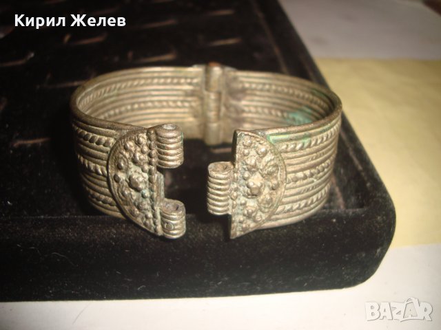 19 ВЕК ВЪЗРОЖДЕНСКА САЧАНЕНА ГРИВНА с ЩИФТ СРЕБЪРНА МАЙСТОРСКА СТАРА РЪЧНА ИЗРАБОТКА НАКИТ 6627, снимка 4 - Антикварни и старинни предмети - 33214924