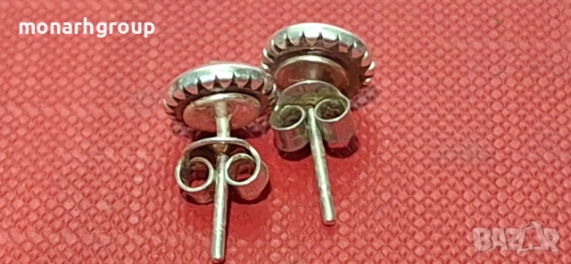 Сребърни обеци, снимка 4 - Обеци - 52808316