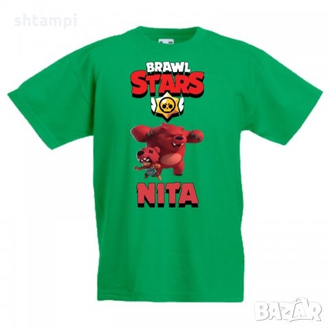 Детска тениска Nita 2 Brawl Stars, снимка 4 - Детски тениски и потници - 32921355