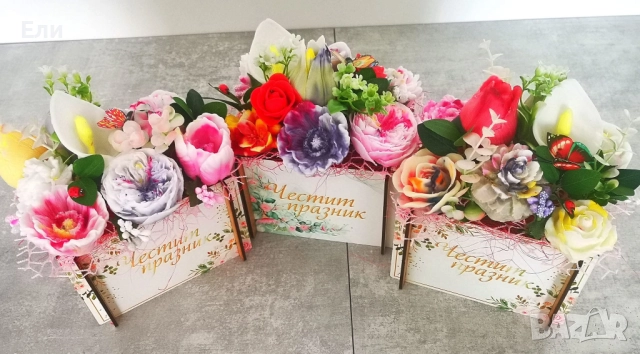 Налични сапунени букети , снимка 11 - Романтични подаръци - 43924040