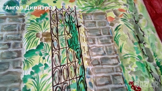 Акварел картина подписан , снимка 5 - Картини - 39097236