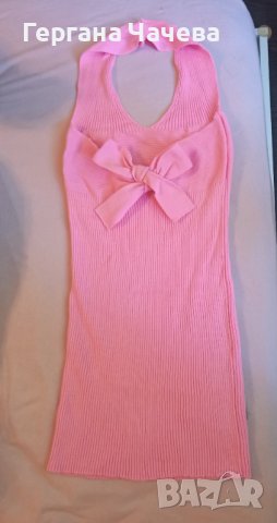 Дамска рокля в розово , снимка 2 - Рокли - 37467561