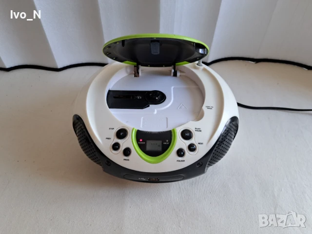 Lenco SCD-38  / FM радио / CD/ MP3/ AUX., снимка 4 - Радиокасетофони, транзистори - 51228949