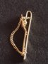 Луксозна позлатена щтипка за вратовръзка перфектно състояние 40925, снимка 3
