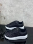 Alexander McQueen Дамски Черни Блестящи Маратонки С Бяла Подметка👟Дамски Спортни Обувки Код E852, снимка 3