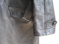 Мъжки кожен реглан,кожена шуба ,манто L 52/54, снимка 7