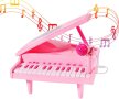 🎶 Бебешко многофункционално пиано с микрофон, снимка 1 - Музикални играчки - 43019653