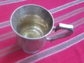 Посребрена чаша халба, снимка 1
