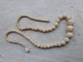 Стар дълъг гердан накит колие Слонова кост, снимка 3