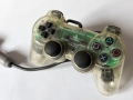 PlayStation 2 Clear Transparent Controller PS2 Оригинален  контролер, снимка 1