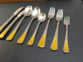 48 бр. Прибори / комплект/ Петко Денев / от социализма / Set of 48 pcs utensils from souvient union, снимка 5