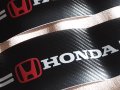 Висококачествени черни карбонови стикери за прагове на Хонда Honda кола автомобил джип ван , снимка 3