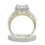 SweetJewКомплект сребърни сватбени пръстени за жени с кубичен цирконий, снимка 4