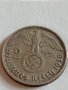 Сребърна монета 2 райхсмарки 1938г. Нацистка Германия Трети Райх с СХВАСТИКА за КОЛЕКЦИЯ 42069, снимка 5