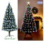  Светеща коледна елха в 2 модела, по 3-размера разноцветна шарена елха, снимка 1 - Декорация за дома - 43295282