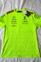 Mercedes AMG Petronas F1 тениска – оригинална, неон зелена, размер L (Slim Fit), снимка 4