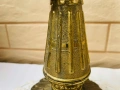 Красива голяма месингова лампа от Англия, снимка 4