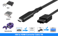 Адаптер за конвертиране на Nintendo64 към HDMI/Nintendo N64/SNES/NGC,HDMI кабел 1м, снимка 7