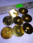 ЛОТ ОСЕМ ЕФЕКТНИ РЕТРО СТИЛ ЗЛАТИСТИ ОРНАМЕНТИРАНИ КОПБЕТА БАКЕЛИТ За ПОЛЗВАНЕ КОЛЕКЦИЯ ДЕКОР 26139, снимка 9