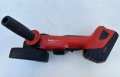 Hilti AG 125-A22 - Безчетков акумулаторен ъглошлайф 2x22V 5.2Ah перфектен!, снимка 4