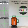 Лазерен нивелир TakamineTech с кръстосани линии, зелени лазерни диоди, 4 x 360 градуса, самонивелира, снимка 3