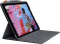 Logitech Slim Keyboard Folio - безжична клавиатура, кейс и поставка за iPad 7 (2019), iPad 8 (2020),