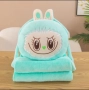 3в1 Плюшена играчка Labubu – одеяло, възглавница и раничка, снимка 9