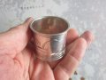 Сребърен салфетник пръстен за кърпа Царска Русия , снимка 6