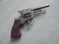 № 8481 Стара метална капсова играчка – малък револвер, снимка 1