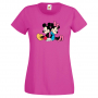 Дамска тениска Mickey & Minnie Мини Маус,Микки Маус.Подарък,Изненада,, снимка 7