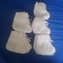 ританки за бебета плетени ръчно и бели шалчета  размери бройки, снимка 1