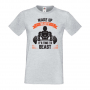 Мъжка Фитнес тениска Wake Up Beauty It's TIme To Beast спорт,Щанги,Тренировки,Спортуване,Gym., снимка 5