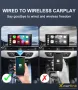 безжичен CarPlay оригинален с кабел към type C Android Auto адаптер, снимка 5